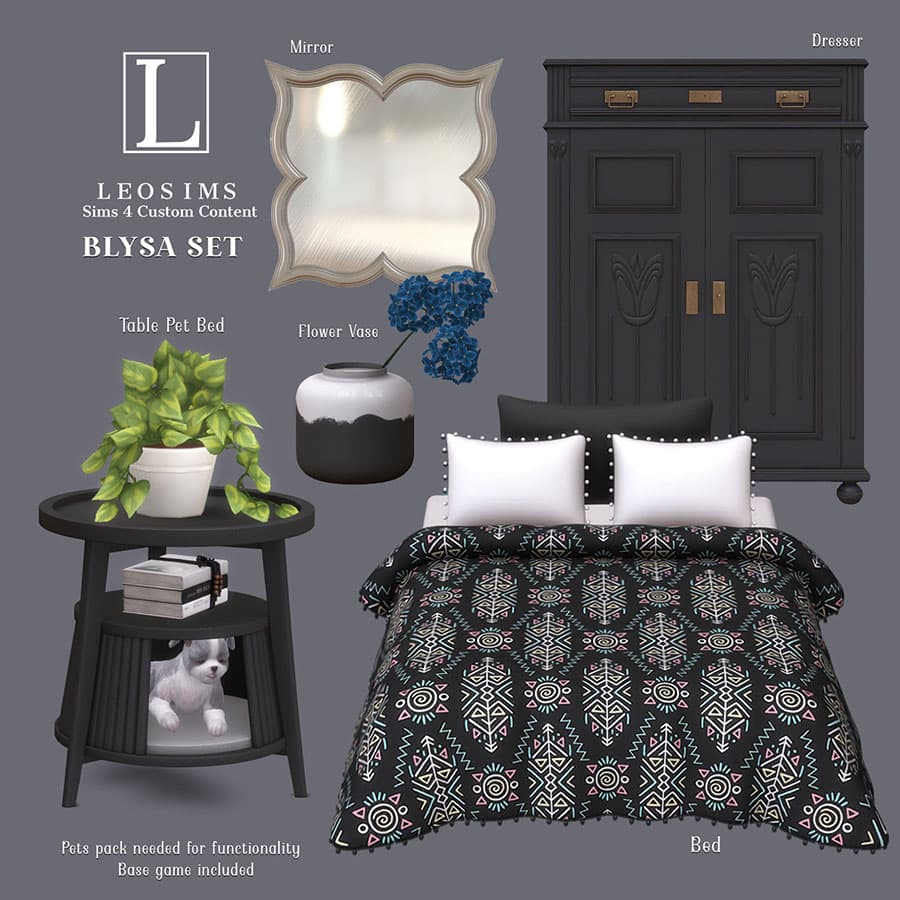 Мини-сет для спальни Blysa Set